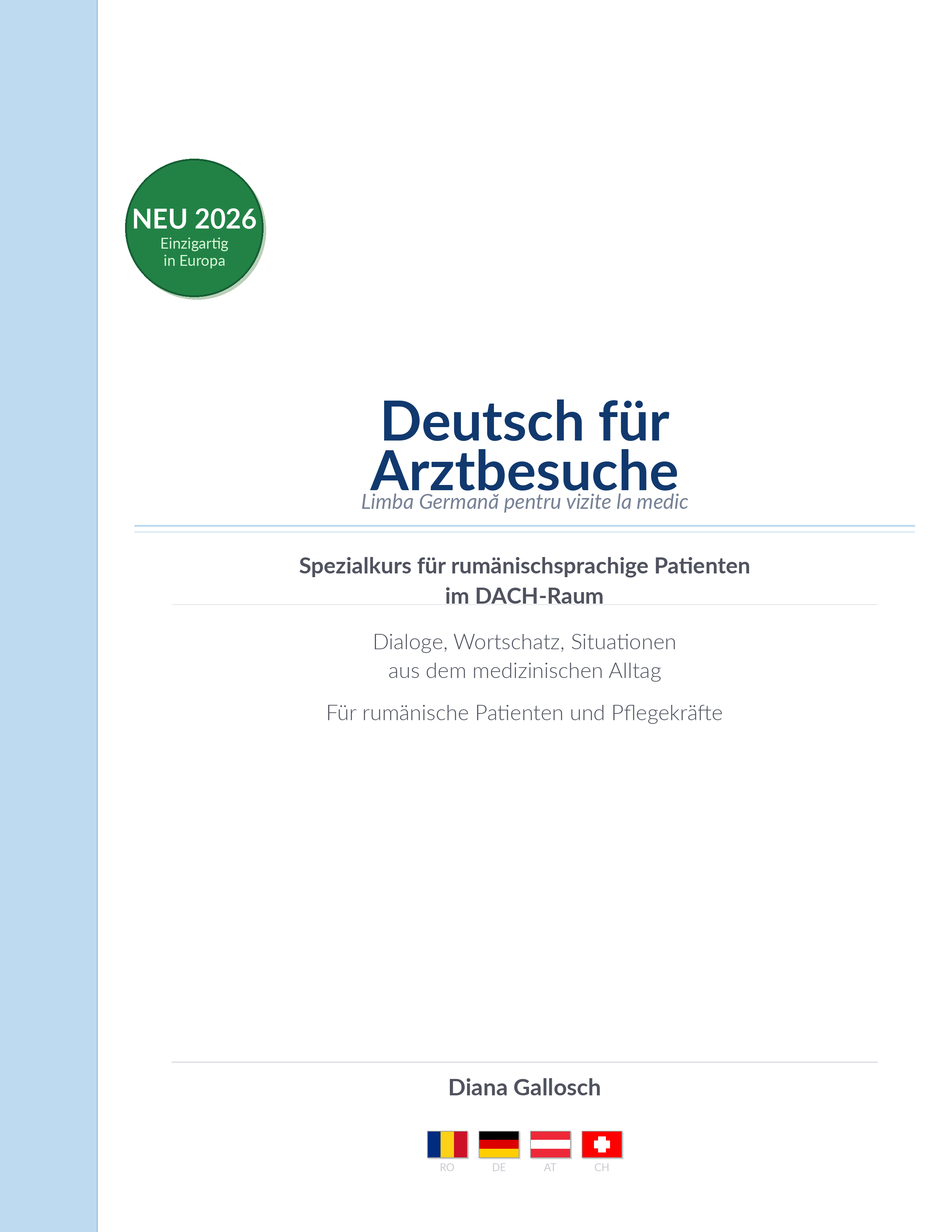 Buchcover Deutsch für Arztbesuche von Diana Gallosch